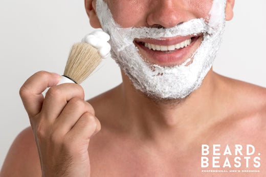 This image emphasizes the importance of proper brush care, including how to clean a shaving brush, to maintain hygiene, bristle quality, and a smooth shaving experience.