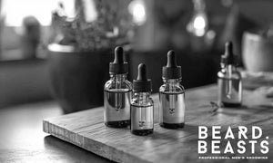 Premium beard oil bottles with natural ingredients, ideal for avoiding harmful beard oil ingredients to avoid and supporting healthier skin and facial hair.
