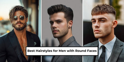 Best Hairstyles for Men with Round Faces | Short, Medium, & Long Cuts - Beard Beasts
