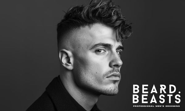 ide profile of a man with a high skin fade and textured crop hairstyle, showcasing a bold and modern 2025 haircut look