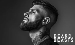 This modern look is one of the best short hairstyles for men with beards, combining a clean fade with bold facial hair for a striking, masculine style.