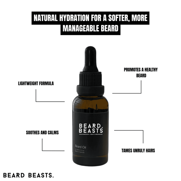 Unscented Beard Oil - Beard Beasts